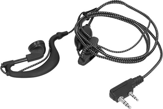 5x Walkietalkie-headset – Met PTT-microfoon – 2,5mm Jack – Compatibel Met Motorola 1-polig – Voor Discreet Gebruik