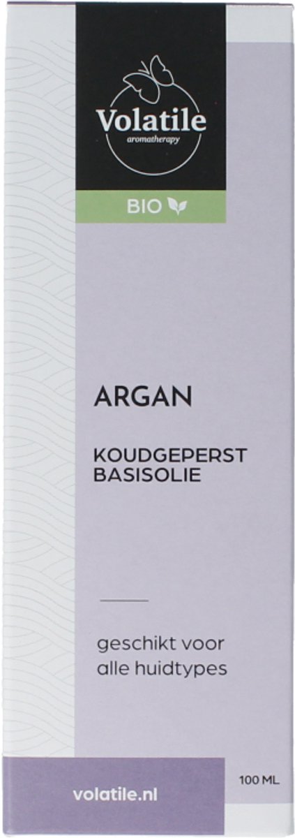 Volatile Argan koudgeperst basisolie bio glazen fles 100 Milliliter