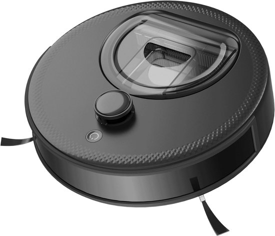 SCH® Robotstofzuiger met app - Robotstofzuiger - Robotstofzuiger huisdieren - zwart - ‎28cmx 28cm x 10cm
