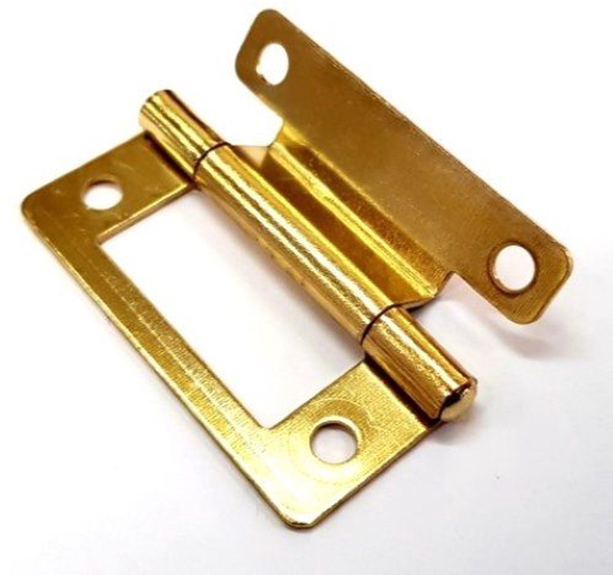 Scharnier geknikt universeel 50mm (per 4 stuks) - messing