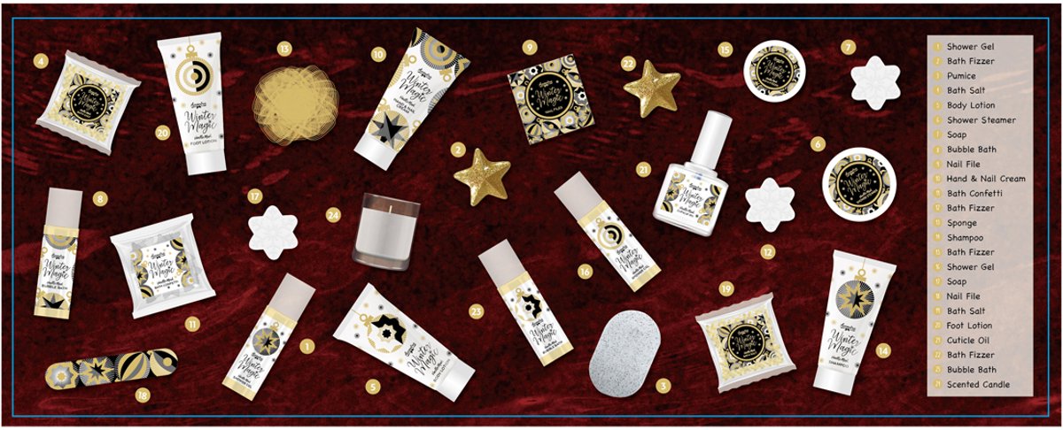 Calendrier De L'Avent Luxe 2025 Pour Fees - 24 Surprises Beauté