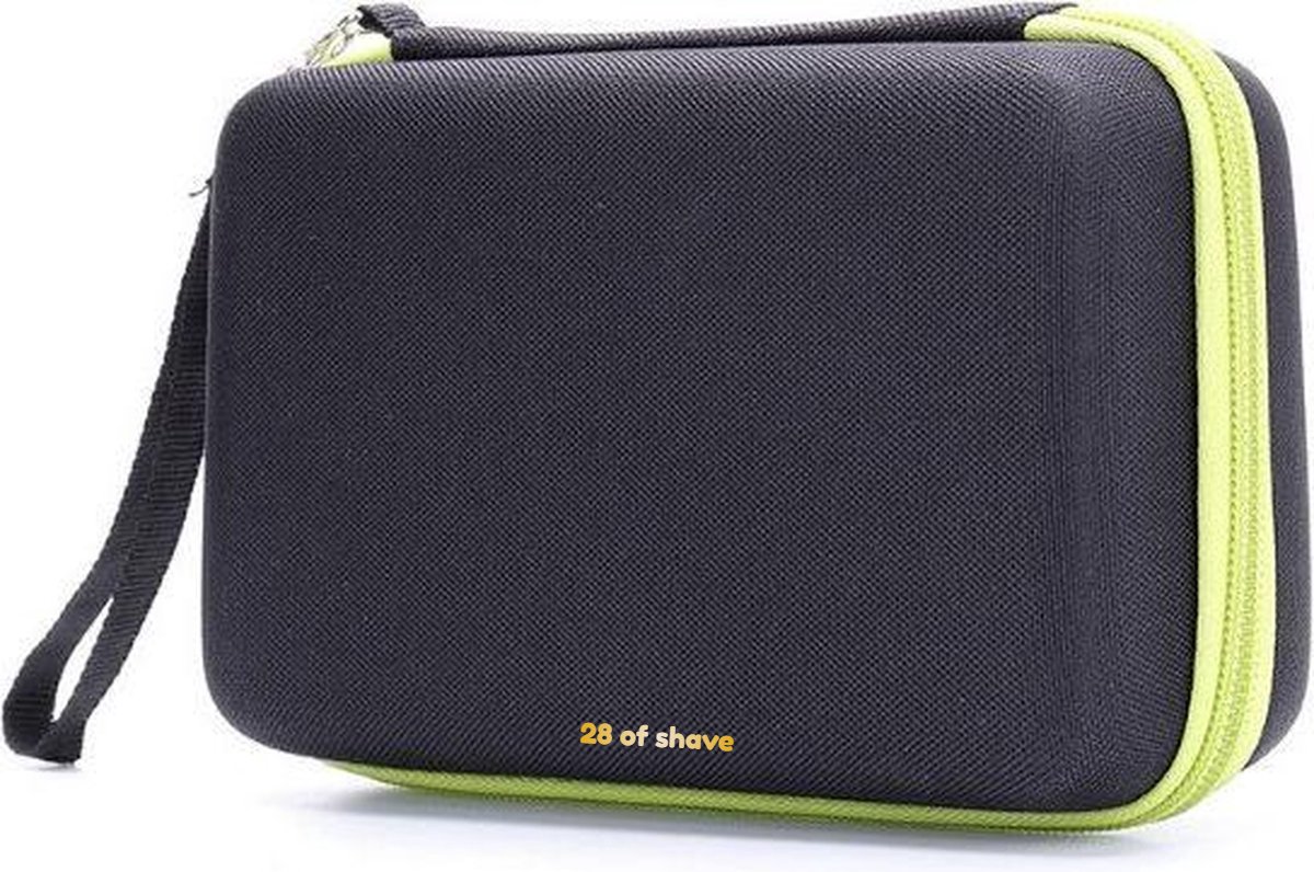 28 of Shave – Harde Reisetui voor Philips OneBlade – Beschermende Opbergetui voor OneBlade & OneBlade Pro – Duurzaam Hard Cover Etui – Compact & Reishandig – Zwart