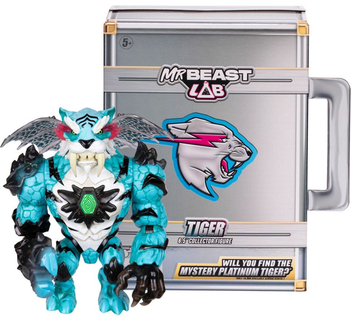 Mr. Beast Lab Tiger Verzamelbeeldje – 8,8 cm – MOOSE TOYS