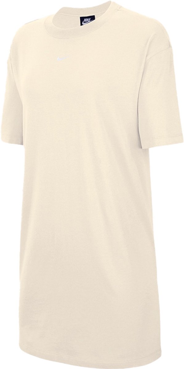Dames T-shirt/jurk Nike Essential Dress Coconut Milk XS Beige