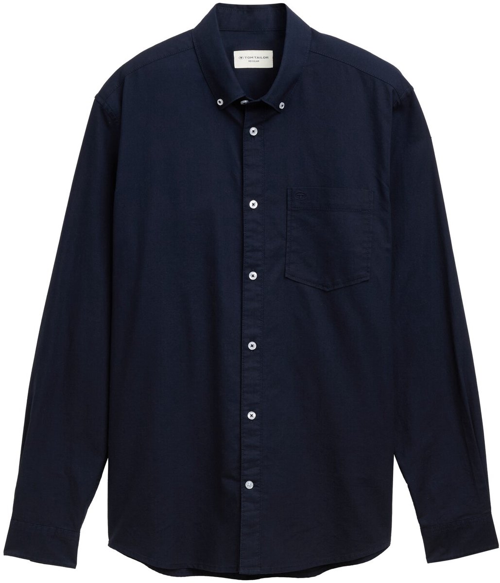 Tom Tailor Regular fit overhemd met borstzak