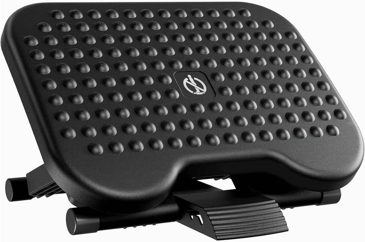 Hoogteverstelbare Voetsteun voor Bureau - Antislip, 3-in-1, Ideaal voor Thuis en Kantoor