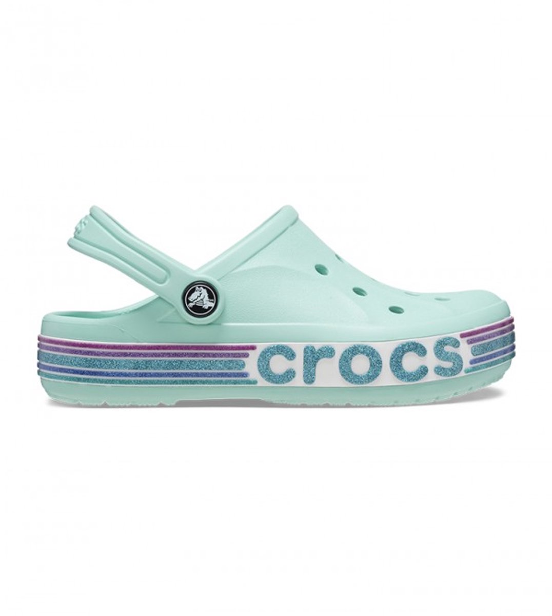Crocs Bayaband Rainbow Glitter Clg K Blauw 29 30 US