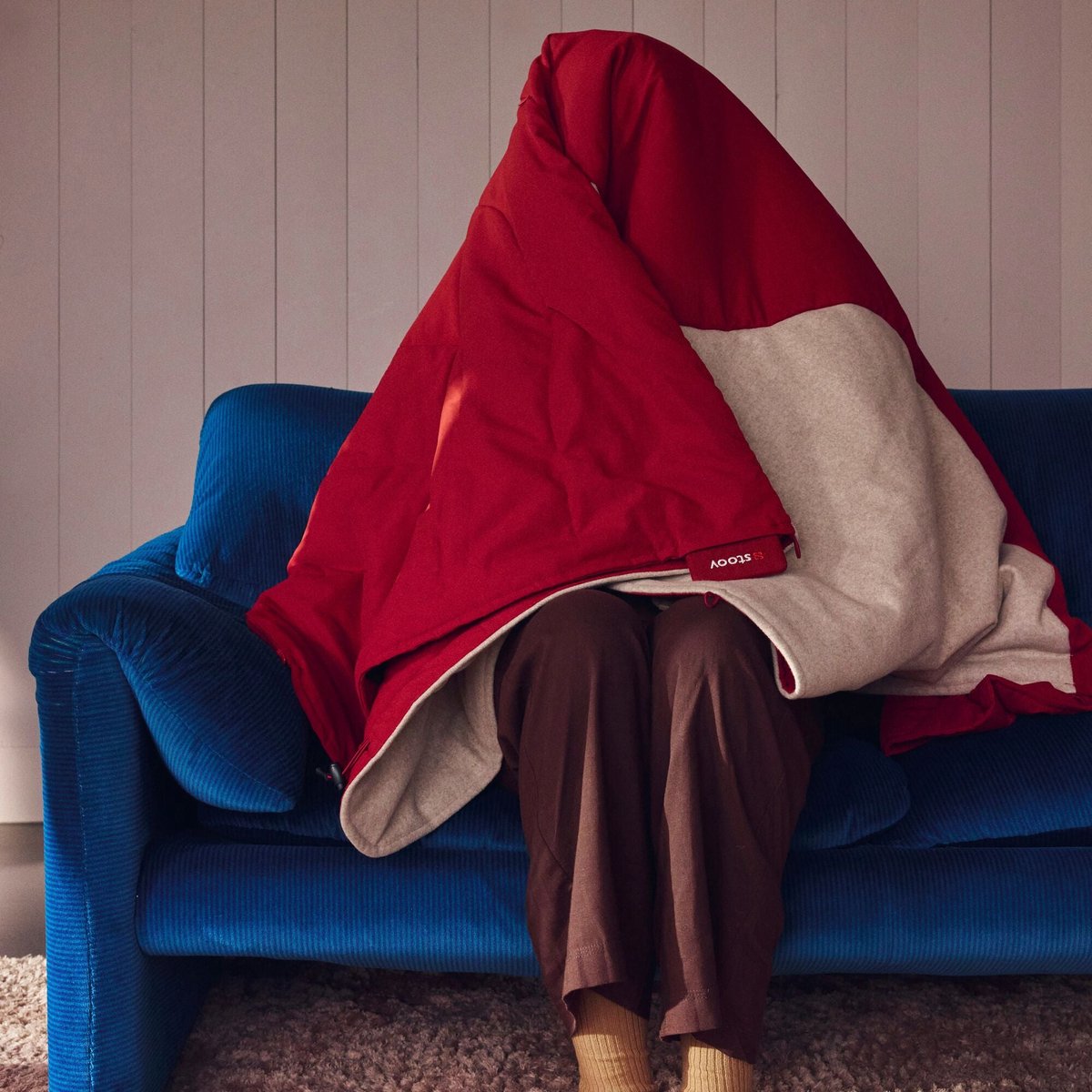 Stoov Huge Hug³ - Elektrische deken - Warmtedeken - Original Earth Red - 3 warmtestanden tot 58°C - Flex: 1,5 tot 3 uur – foto 4