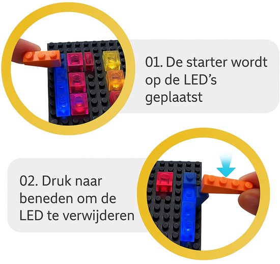 GEAMENT LED verlichtingsset compatibel met LEGO Heartlake City