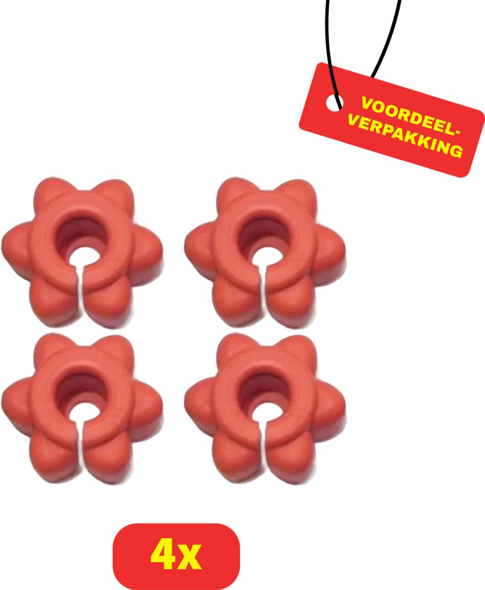 Homiez Easy To Open - Flesopener - Rood - 4 stuks Voordeelverpakking