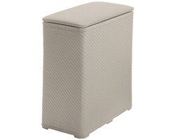 Ibenzoa® Stijlvolle beige wasmand van kunststof voor efficiënte wasorganisatie