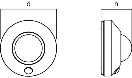 OSRAM NIGHTLUX plafondlamp, zilver, met bewegings- en lichtsensor, op batterijen, IP20, 105 lm, 4000K, eenvoudige installatie en robuuste behuizing. van Merkloos — afbeelding 4