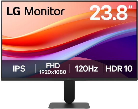 LG 24U411A-B - Full HD IPS Monitor - 120hz - 24 inch