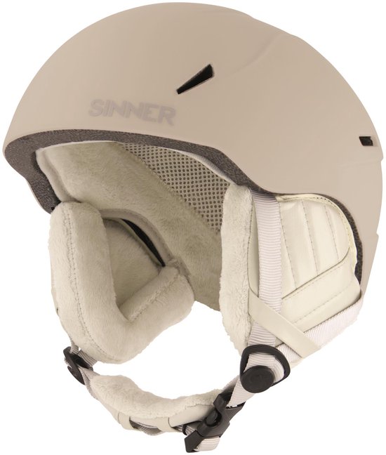 SINNER - CREST Unisex Skihelm - MATTE LIGHT GREY - Maat S, 50-54 cm