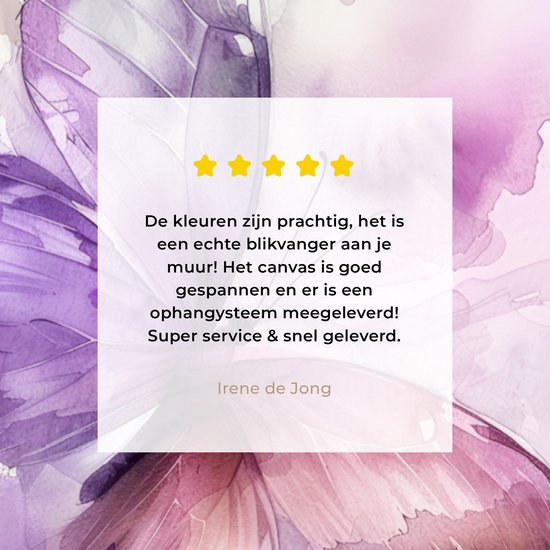 Tableau toile 80x120 cm - Décoration murale chambre enfant Papillon - Violet - Couleurs pastel - Décoration murale murale chambre bébé - Décoration chambre garçon et fille - Accessoires Bébé - Peintures