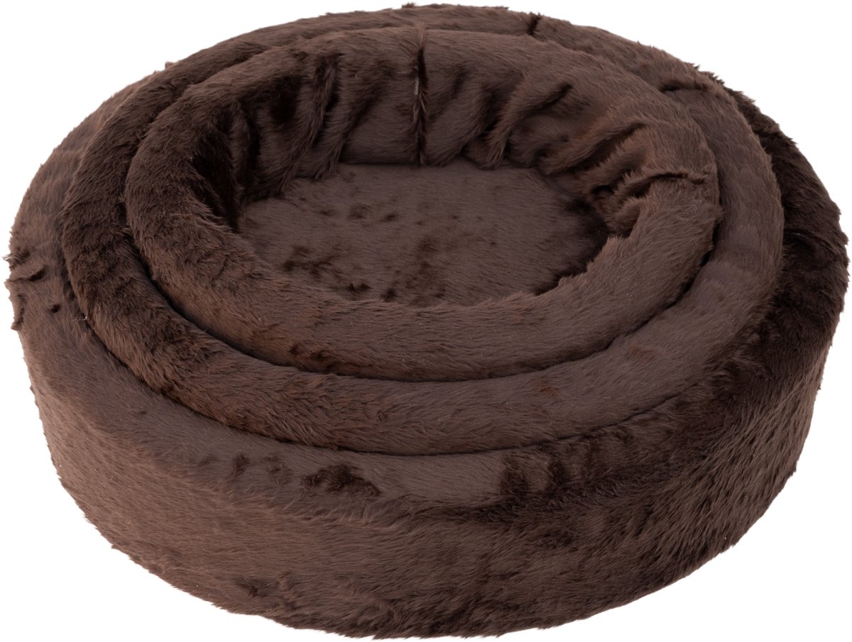 Petcomfort Hondenmand Bont Bruin - 74X65X20 CM