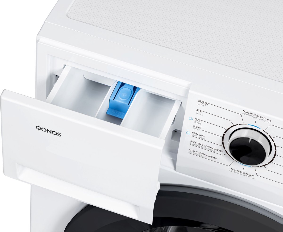QNOSS WA1098433 wasmachine, 8 kg en 1.400 tpm thumbnail 2