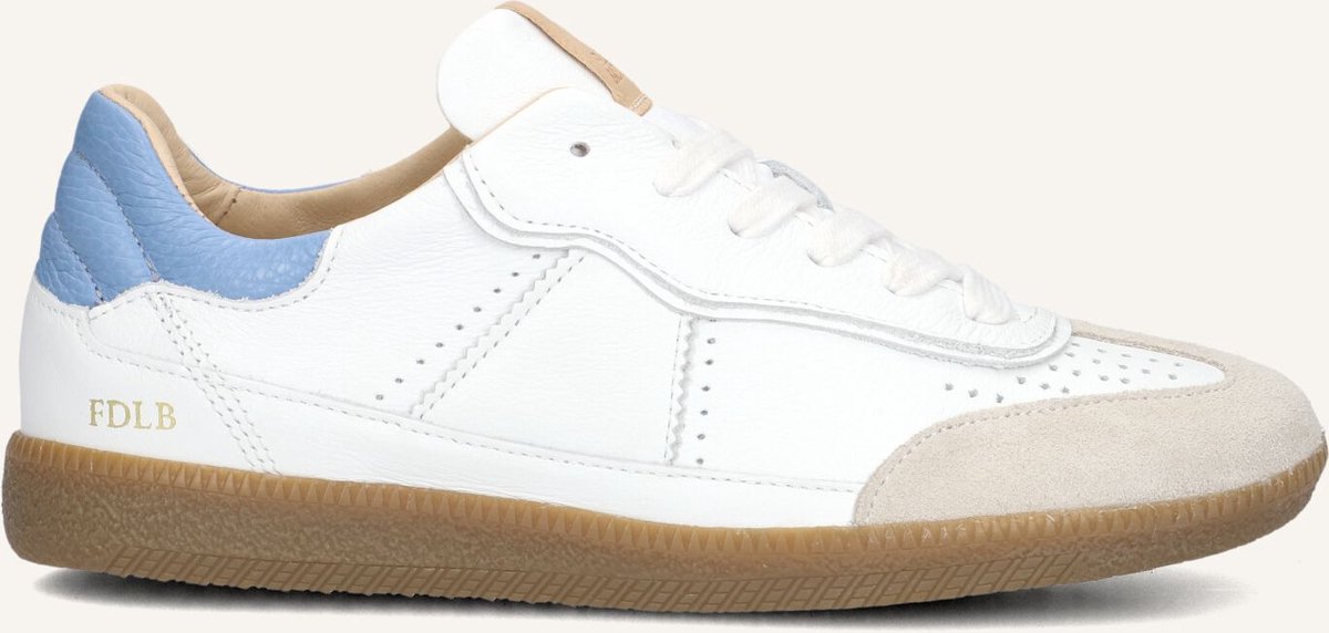 Fred De La Bretoniere Sneaker Pearl Reza Wit/Blauw - Maat 37