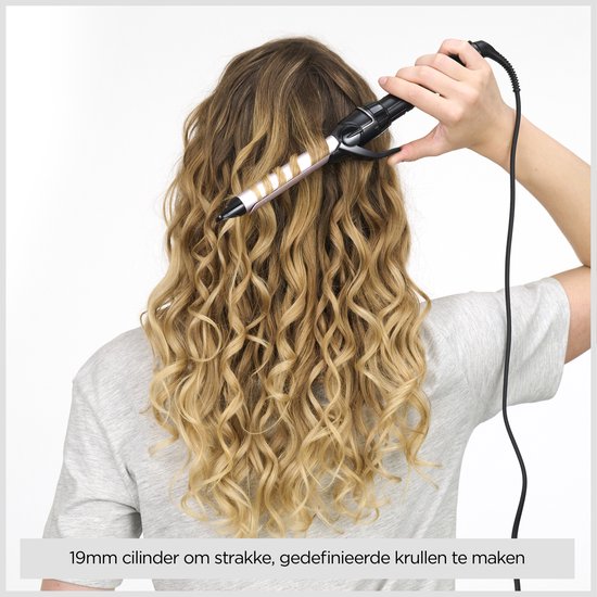 BaByliss 19mm Krultang C319E - 10 temperatuurinstellingen - Cooltip