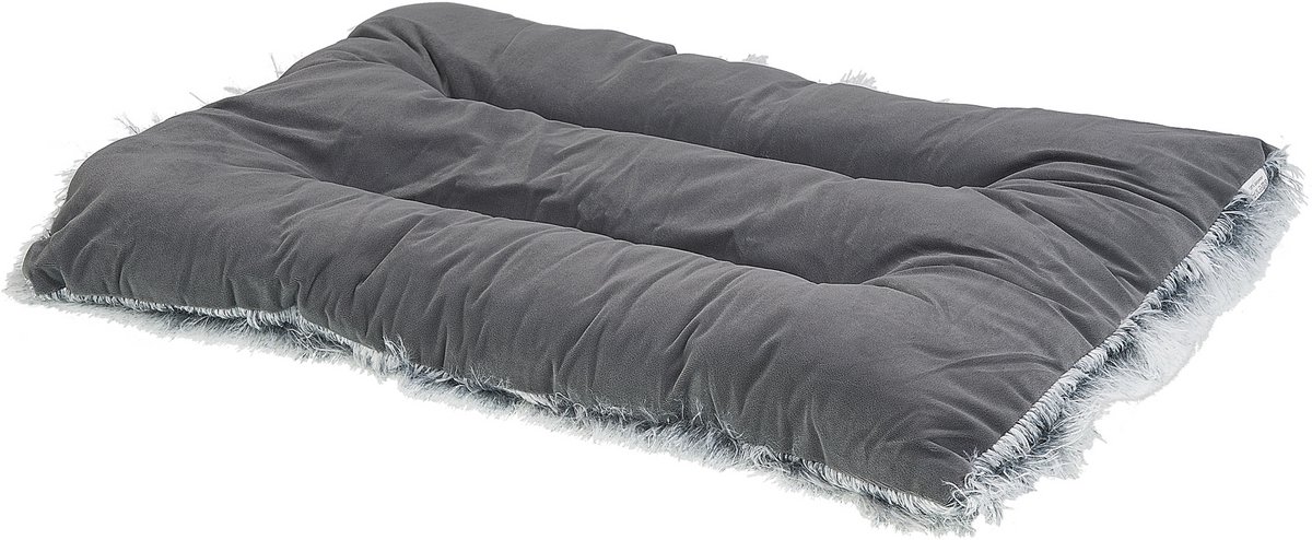 ERGANI - Dierenbed - Grijs - Fluweel