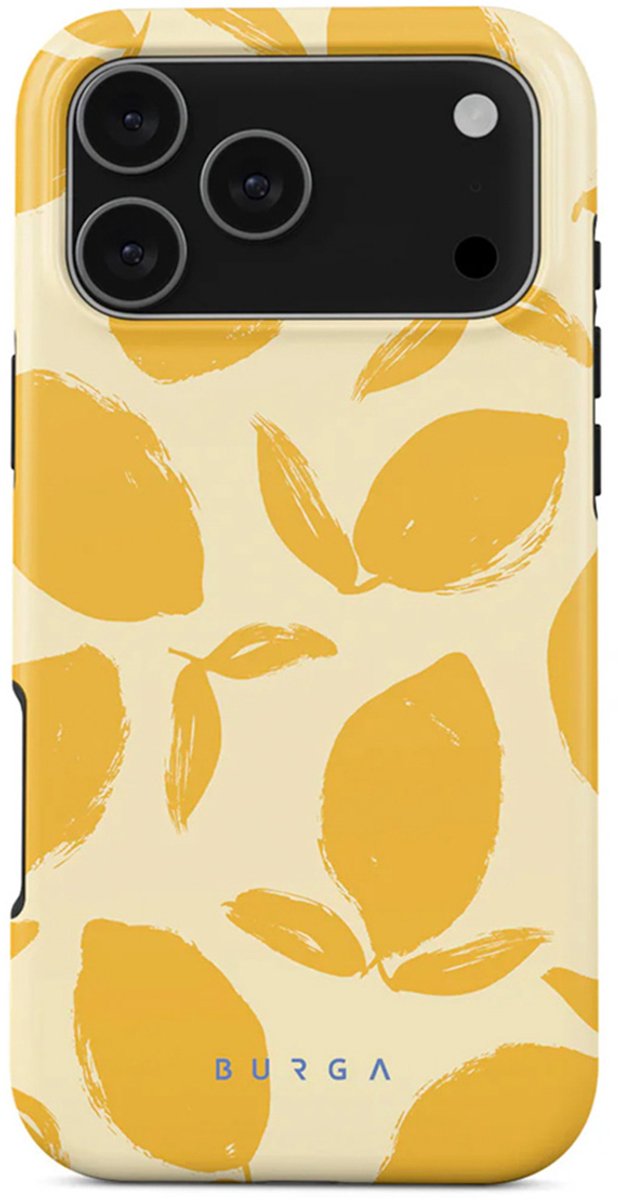 BURGA Tough MagSafe Case geschikt voor Apple iPhone 17 Pro Max - MagSafe - Lemon Tart