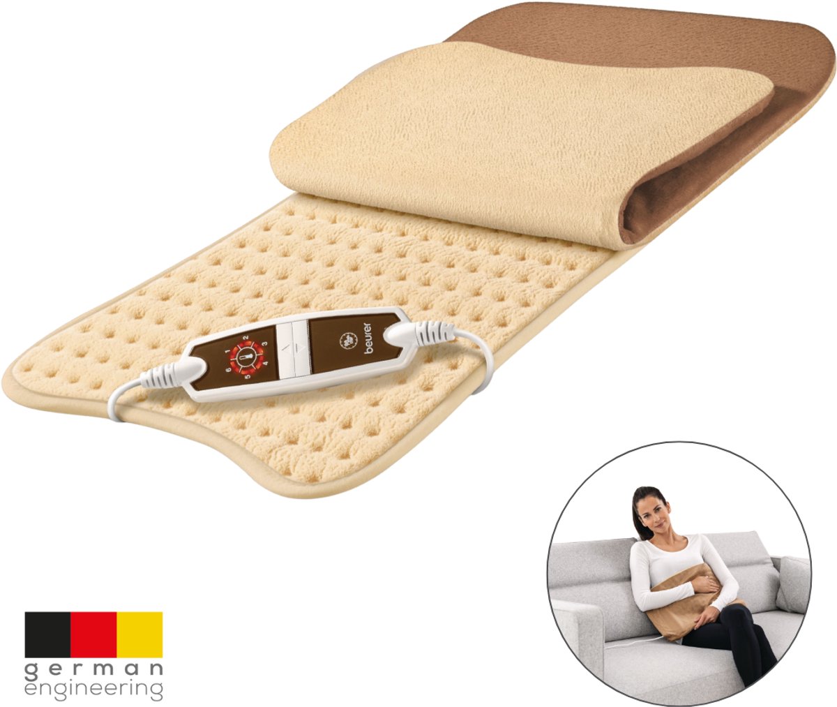 BEURER HK 115 Cosy Warmtekussen Bruin