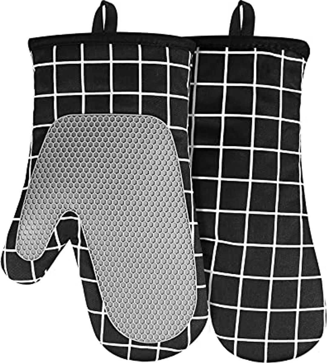 Hittebestendige Ovenhandschoenen met Antislip en Katoenen Voering