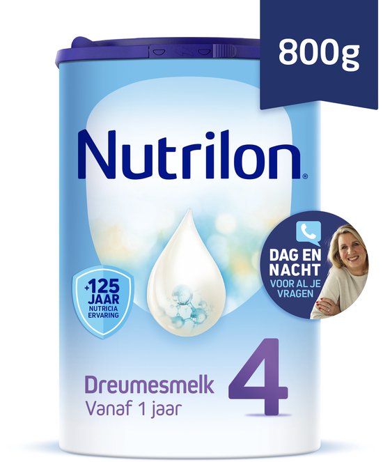 Nutrilon 4 Dreumesmelk – Peuter Flesvoeding Vanaf 1 Jaar – 800g