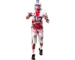 Zombie American Footballer Volwassenenkostuum - Rubies - Maat S