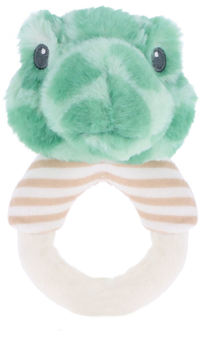 Keel Toys ring Rammelaar schildpad - 14 cm - Dieren Knuffels