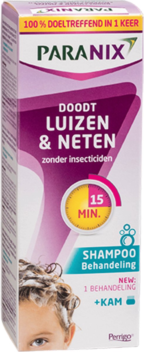 Paranix Behandelingsshampoo 200 ml – met kam