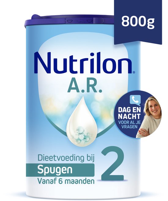 Nutrilon A.R. 2 – Flesvoeding Bij Spugen Vanaf 6 Maanden – 800 gr