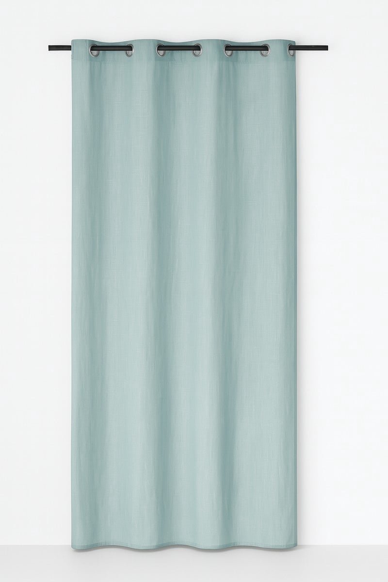 Edera voorhang gordijn teracotta 8 Rings 135 x 260 cm