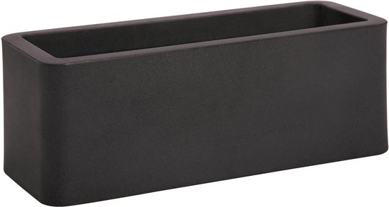 Jardinière Balconnière Calypso 50x20x18cm ANTHRACITE Nicoli