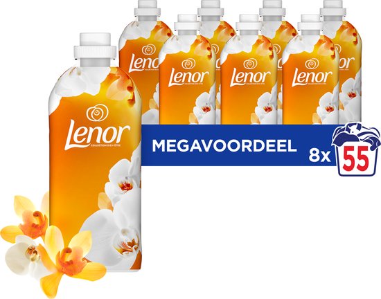 Lenor Wasverzachter Amber & Orchidee - 8 x 55 Wasbeurten