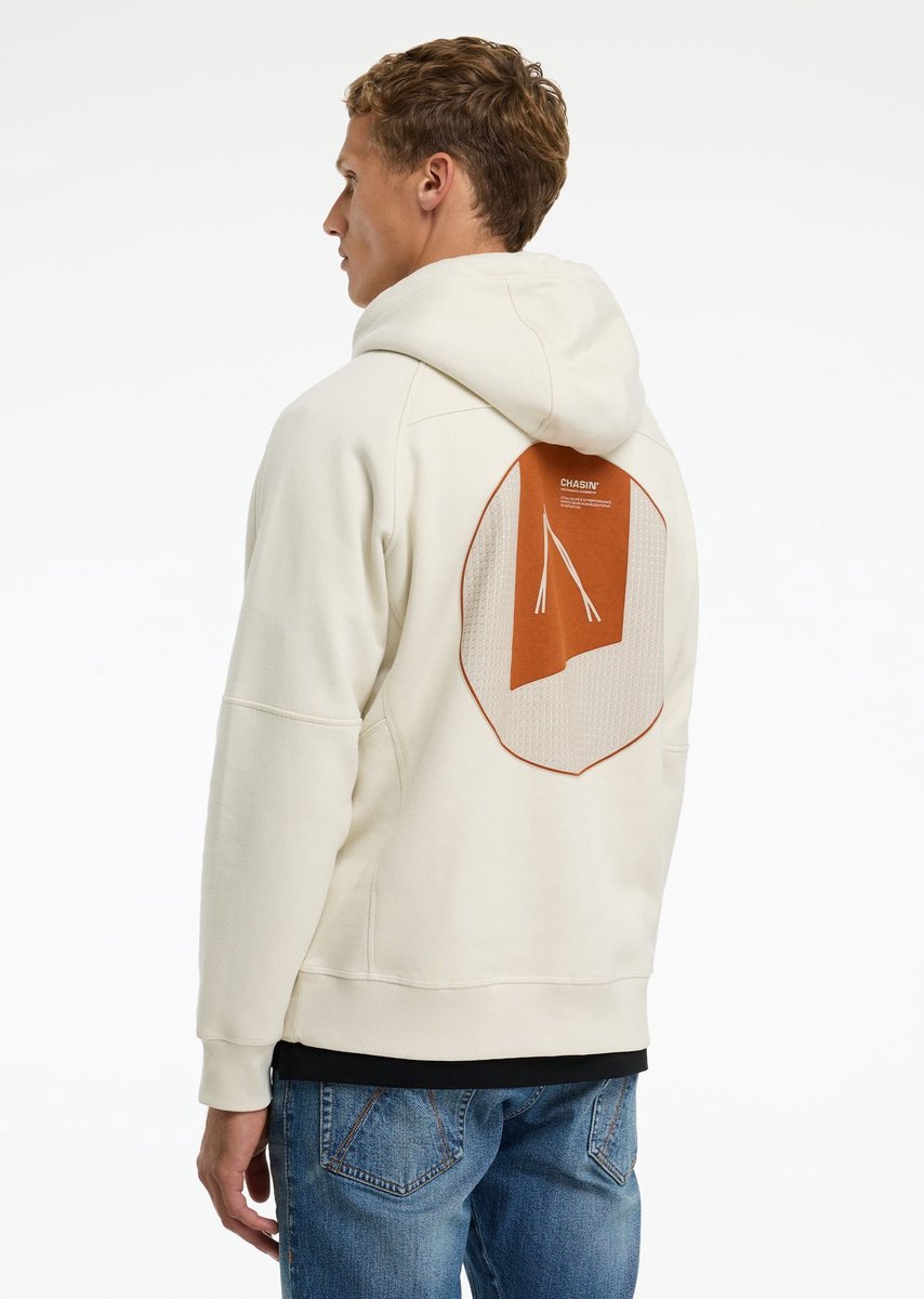 CHASIN' Hoodie Heren Capuchon - Knox Hood - Trui - Off-White