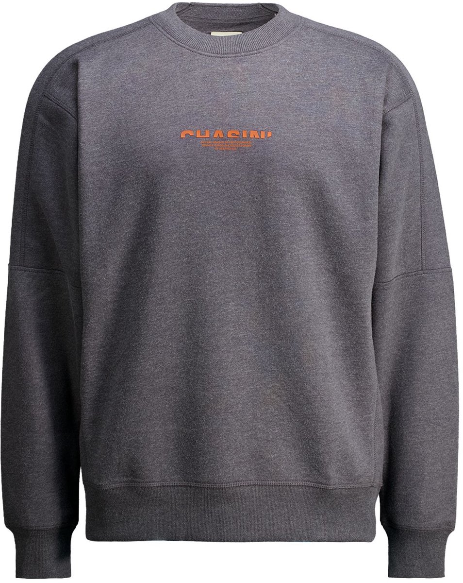 CHASIN' Heren Sweater - Ido - Donkergrijs