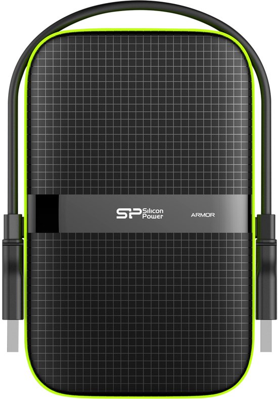 Silicon Power - Armor A60 - Portable USB 3.2 - Externe Harde Schijf - 4TB - Groen van Merkloos — afbeelding 5