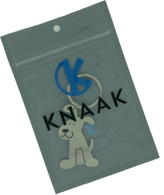 Knaak Porte-clés Chien couleur argent