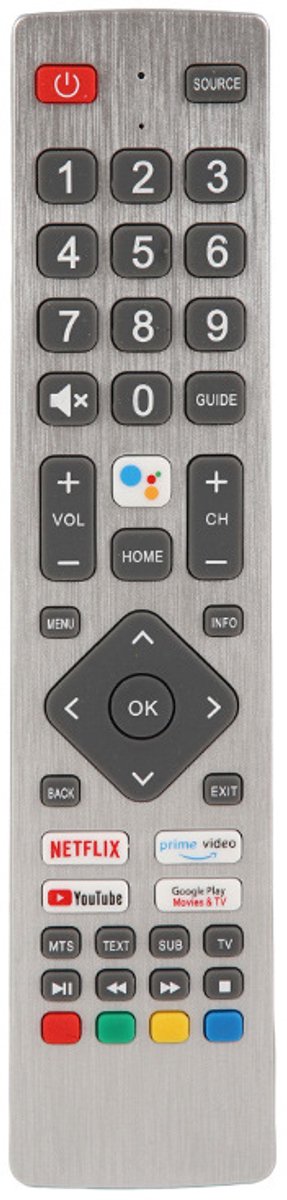 Afstandsbediening Geschikt voor Sharp Aquos TV – 32BI6EA 40BI2EA 40BI5EA 40BL2EA 40BL3EA 40BL4EA 40BL5EA 40BN5EA 40BN6EA 43BI2EA 43BI5EA 43BL2EA 43BL2EA 43BL2EA 43BL3EA 43BL5 EASHWRMC0133