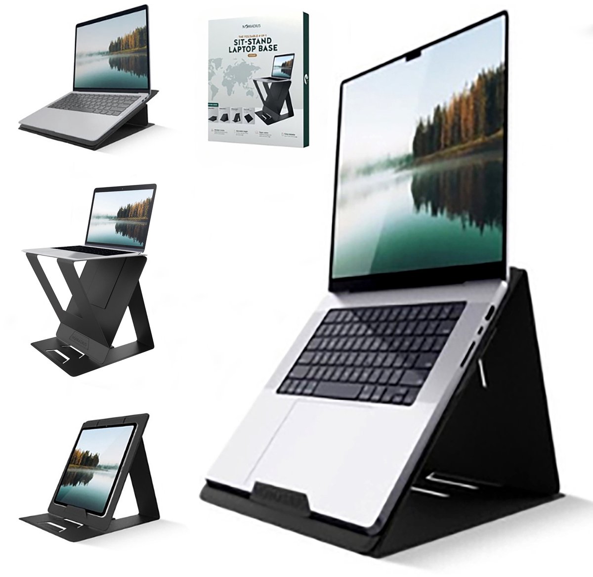 Nomadius X Stand Laptop Standaard - 5 posities - iPad houder
