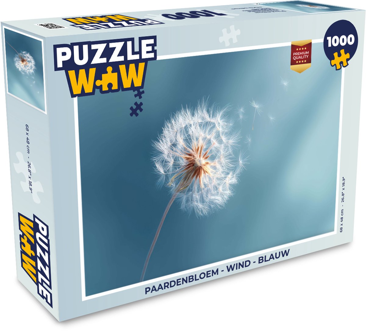 Paardenbloem - Wind - Blauw