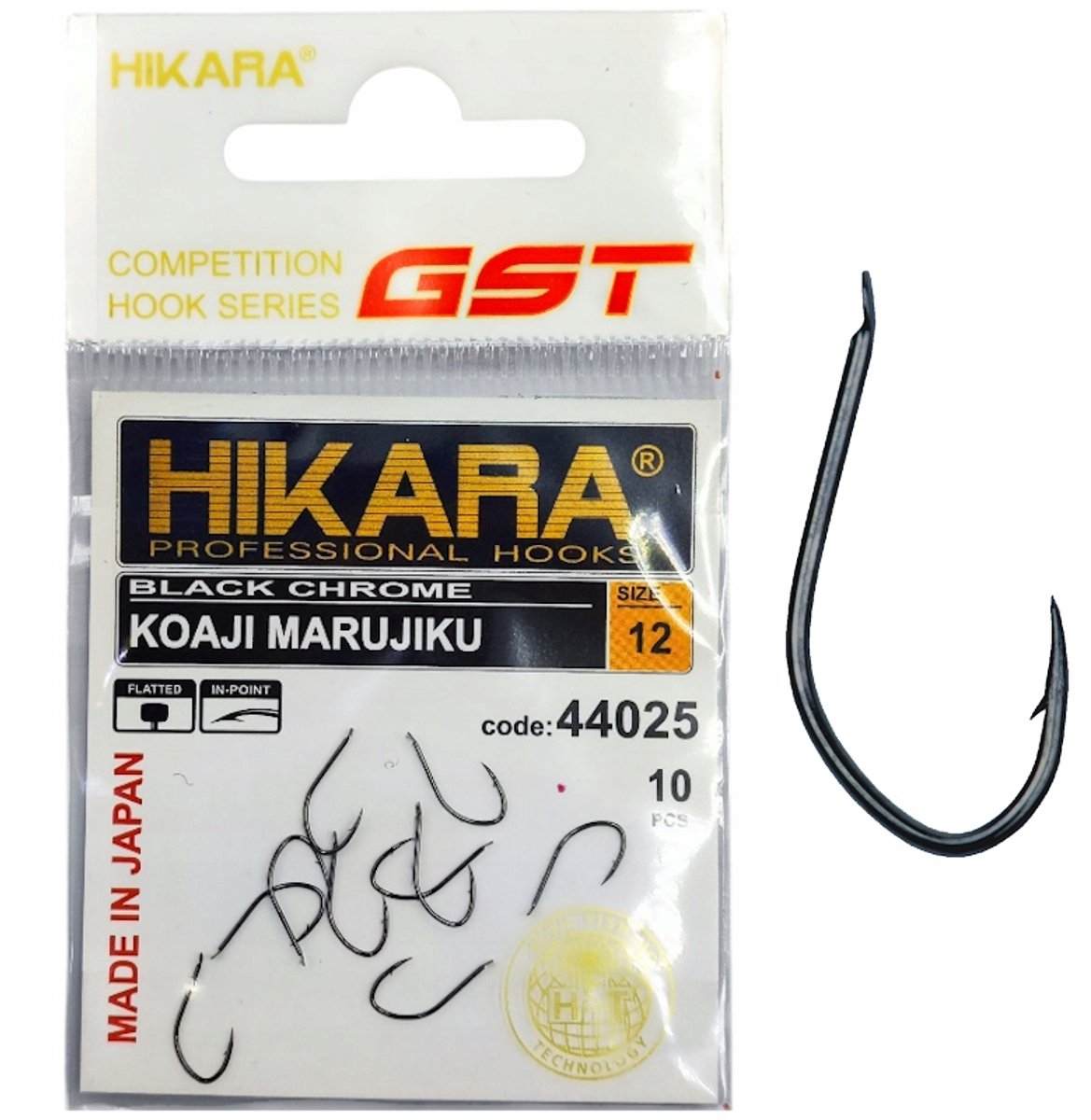 Traper GST Hikara Koaji Marujiku Black Haken - Maat 12 (10 stuks)