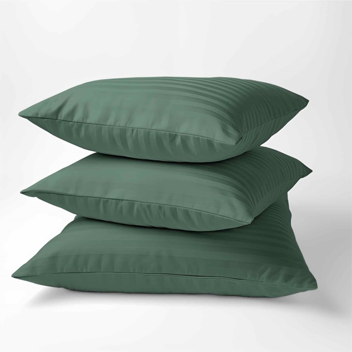 Detexpol Kussensloop Pure Olijfgroen Katoen Satin 40x40 cm