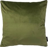 Velvet Olijfgroen Kussenhoes | Fluweel - Polyester | 45 x 45 cm | Groen