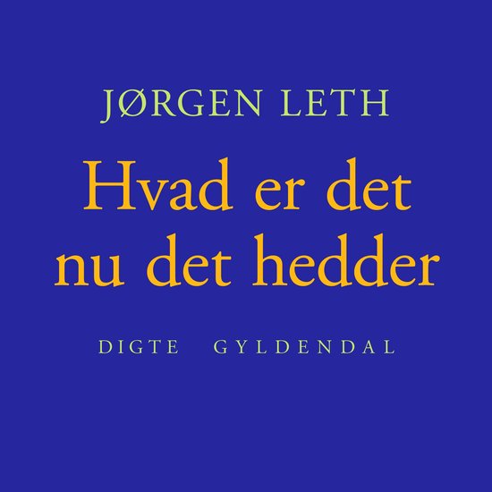 Hvad er det nu det hedder - cover