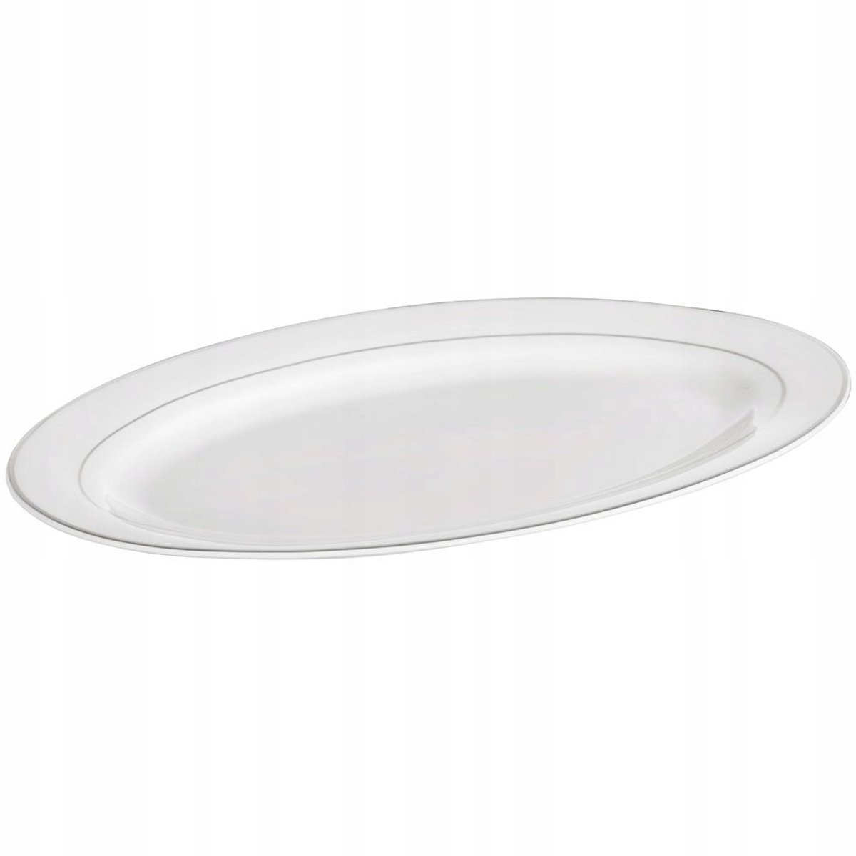 Ambition Aura Ovalen Dienblad 30,5 cm - Elegant Wit Porselein