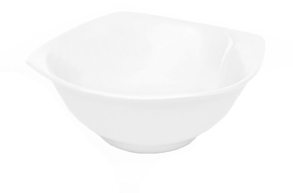 Saladekom 17 cm Akcent Wit Porselein Chodzież