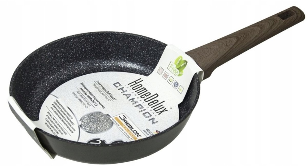 HOME DELUX Champion Koekenpan 20cm - Anti-speling & Inductie