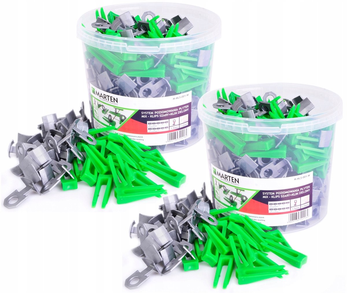 Professioneel Tegel Leveling Systeem: 600 Clips & 200 Wiggen